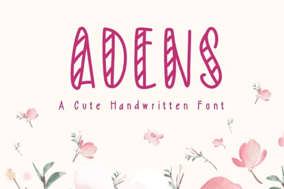 Adens: A Jolly Display Font for Creative Editorial Projects