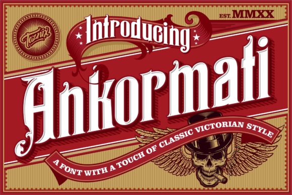 Ankormati: A Vintage Display Font That Elevates Your Creative Projects