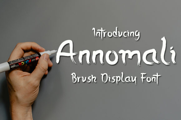 Annomali: A Spooky Display Font for Creative Makers
