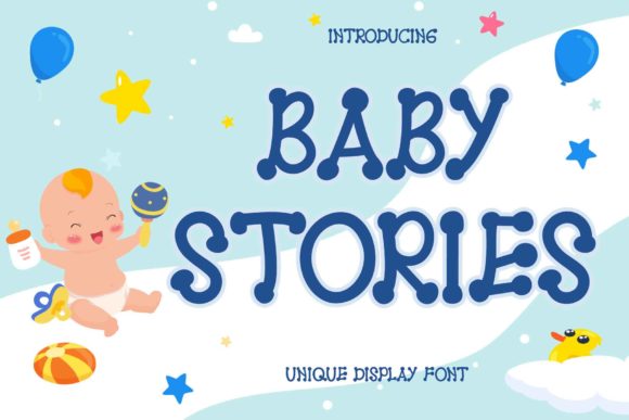 Baby Stories: A Versatile Display Font for Creative Branding