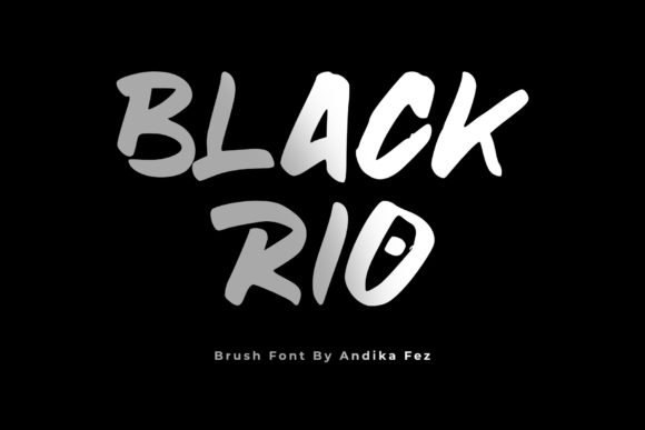 Black Rio: A Bold Display Font for Creative Projects