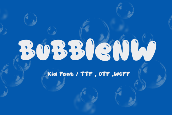 BubbleNW: A Friendly Font for Creative Branding