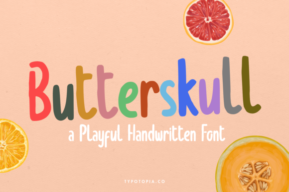 Butterskull: A Vibrant Display Font for Editorial Design and Creative Projects