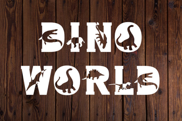 Dino World Font: A Fun and Versatile Display Option