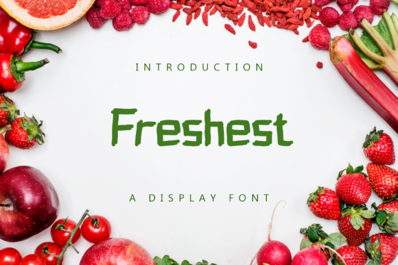 Freshest: A Display Font for Modern Web Design