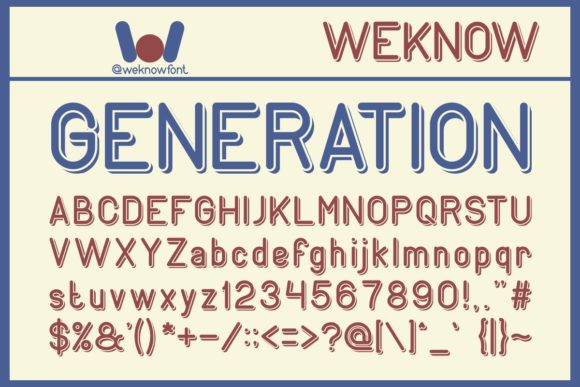Generation: A Display Font for Clean Branding and Creative Expression