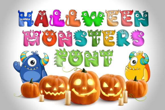Halloween Monsters: A Playful Font for Editorial Design