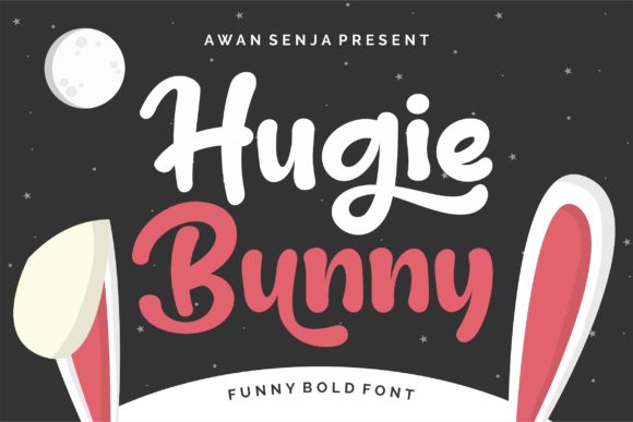 Hugie Bunny: A Display Font for Editorial Design and Creative Branding