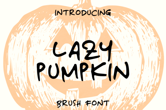 Lazy Pumpkin: The Font That Elevates Your Halloween Brand