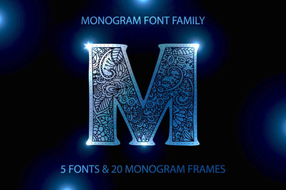 Monogram Family: A Bold Display Font for Creative Projects