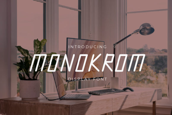 Monokrom: A Display Font for Bold Campaigns and Creative Branding