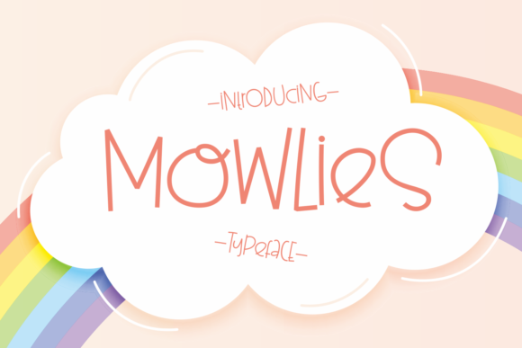 Mowlies: A Friendly Display Font for Warm Branding