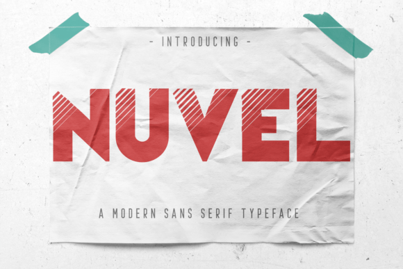 Nuvel: The Bold Font That Commands Attention in Every Campaign