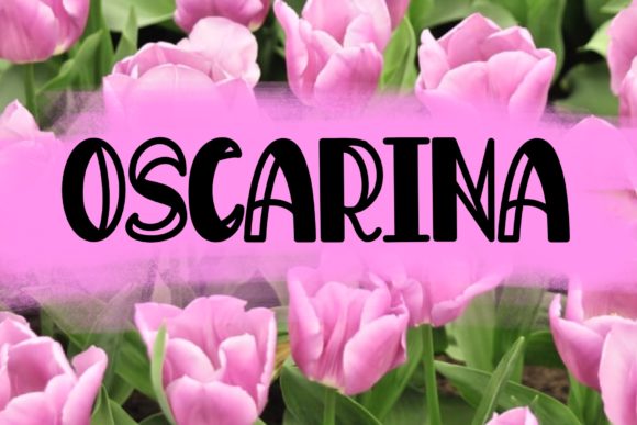 Oscarina: A Bold and Friendly Display Font for Crafters and Designers