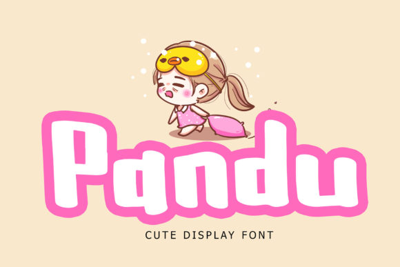 Pandu: A Vibrant Display Font for Child-Themed Branding