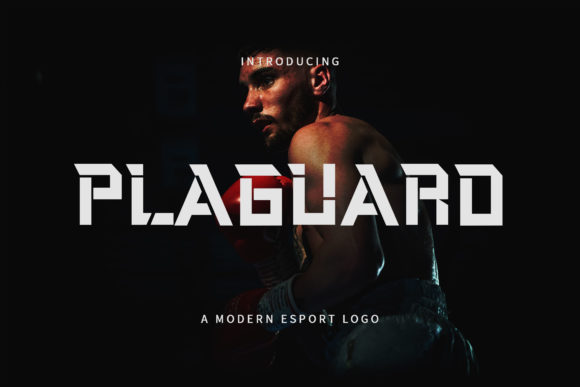 Plaguard: A Futuristic Display Font for Modern Design