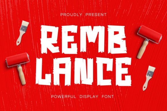Remblance: A Display Font That Elevates Your Craft Projects
