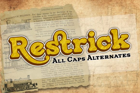 Restrick: A Bold Choice for Retro-Styled Branding
