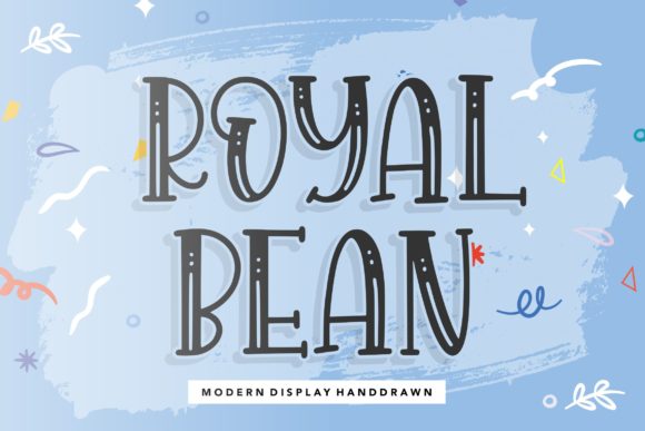 Royal Bean: A Modern and Friendly Display Font for Crafters and Designers