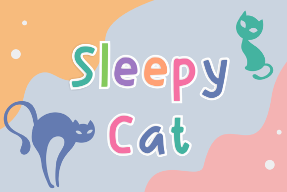 Sleepy Cat: A Display Font That Brings Warmth and Charm to Every Project