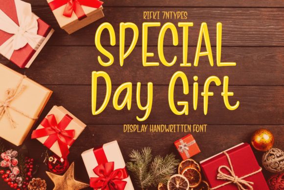 Special Day Gift: A Modern Font for Creative Digital Projects