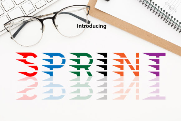 Sprint: A Display Font for Crafters and Product Creators