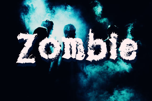 Zombie: A Display Font for Fearful Branding and Web Design